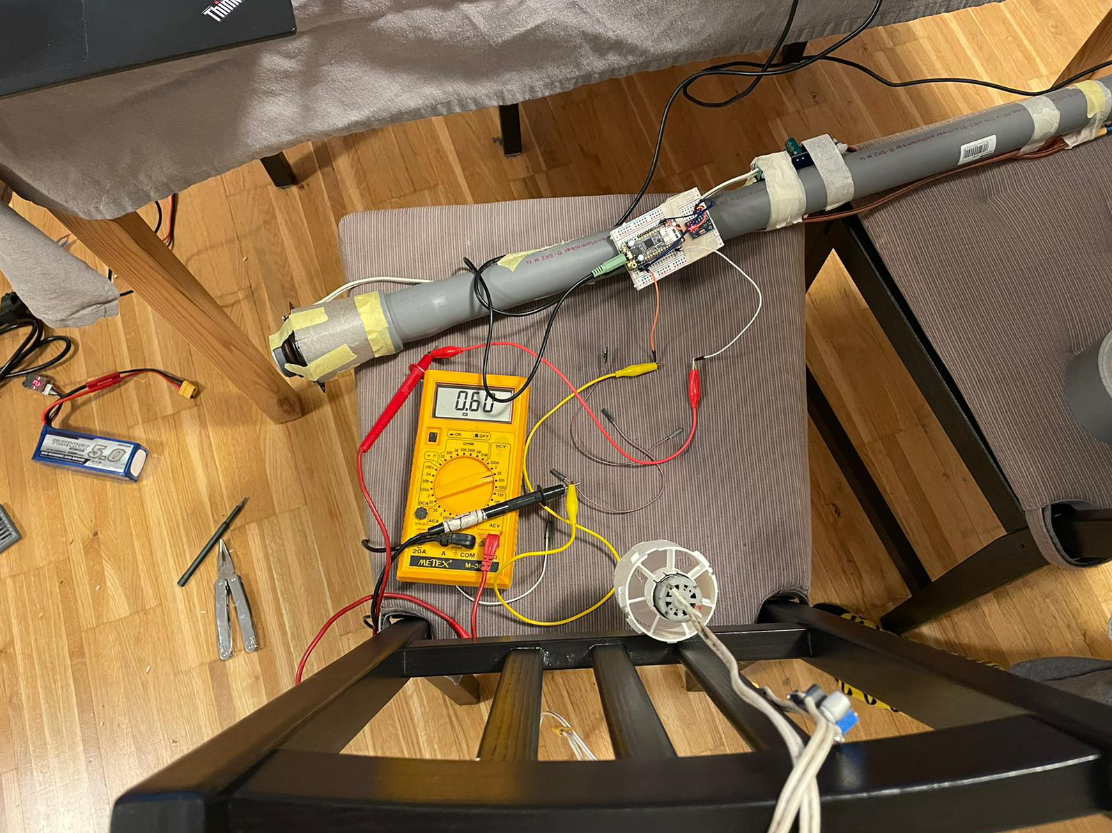 Testing if the ESP can drive the motor relay