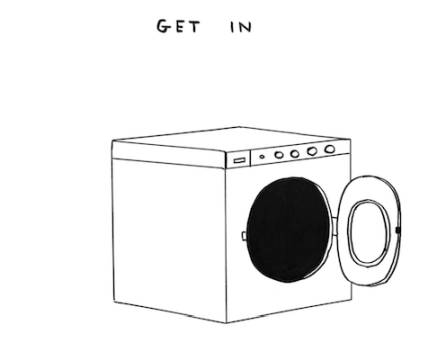 A drawing by David Shrigley.